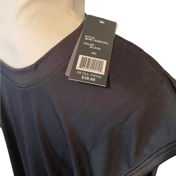 Galaxy By Harvic Athletic Moisture Wicking Fabric Black Men’s Tank Top XXL - Picture 4 of 11